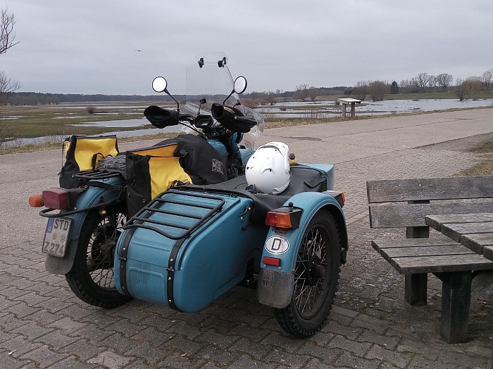 Kurz vor Restorf mit Blick über die Seege