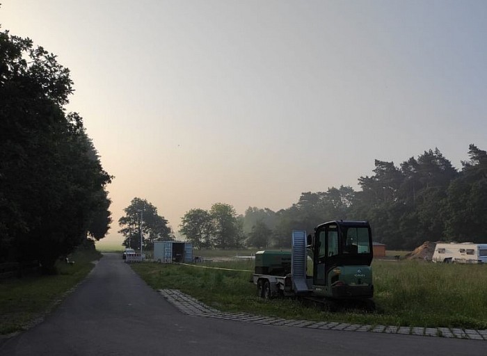 Auf Didis Baustelle herrscht Hochbetrieb.