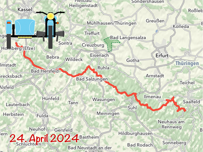 7. Tag: Von Hoheneiche nach Wabern